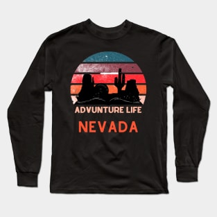 Desert of Nevada adventure Long Sleeve T-Shirt